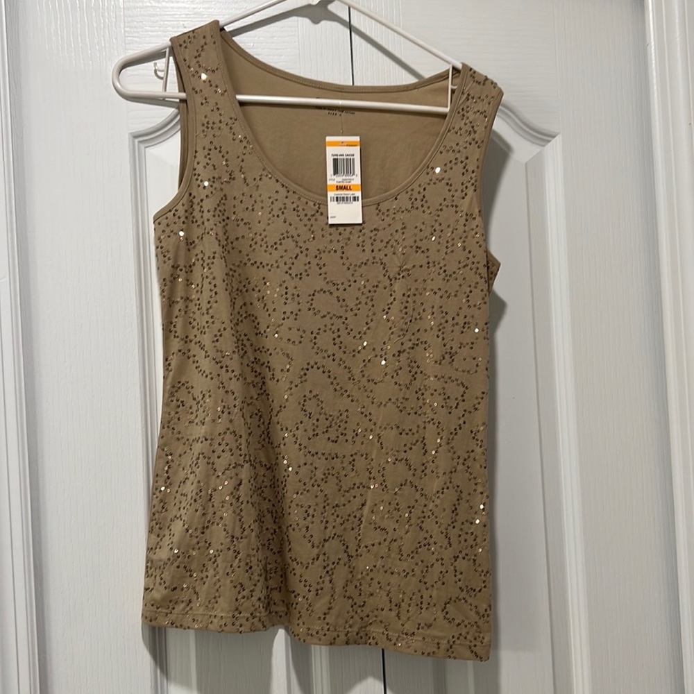 Charter Club Embellished Top